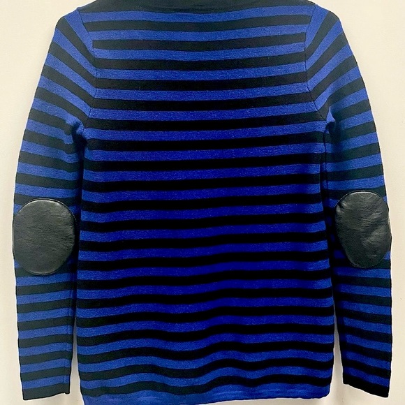 Club Monaco Italian Yarn Merino Wool Striped Sweater Sz. Medium - Picture 6 of 8